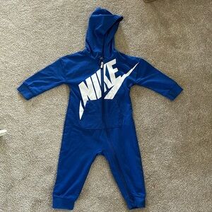 Nike blue onesie